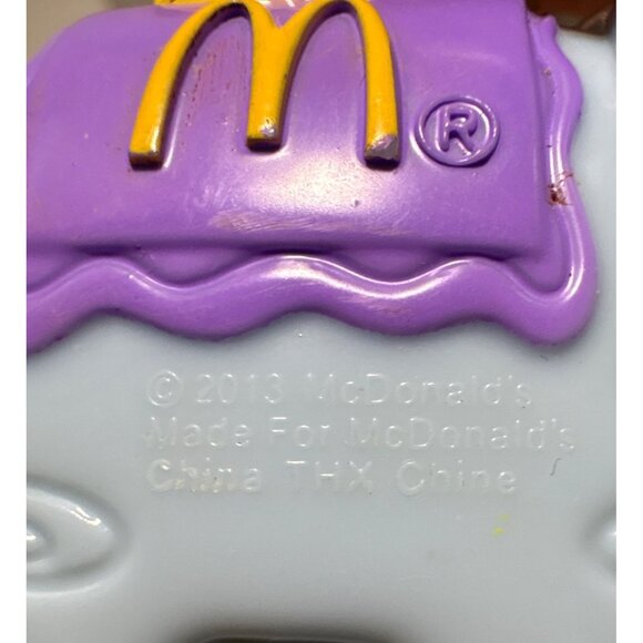 McDonalds Blue Elephant Toy With Baby Ronald In Safari Hat 2013 - Picture 6 of 8